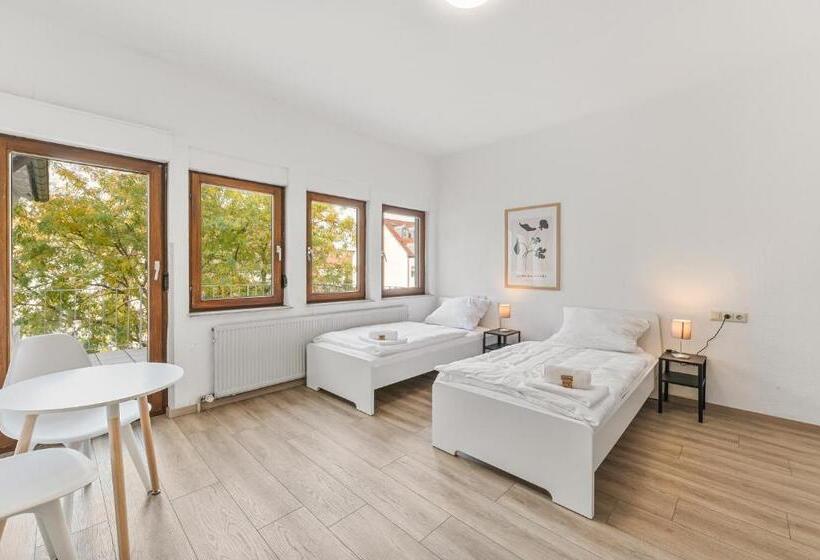 Студио Стандарт с Террасой, Home2stay Apartmenthaus Heilbronn City Kitchen Parking Highspeed Wifi Washroom
