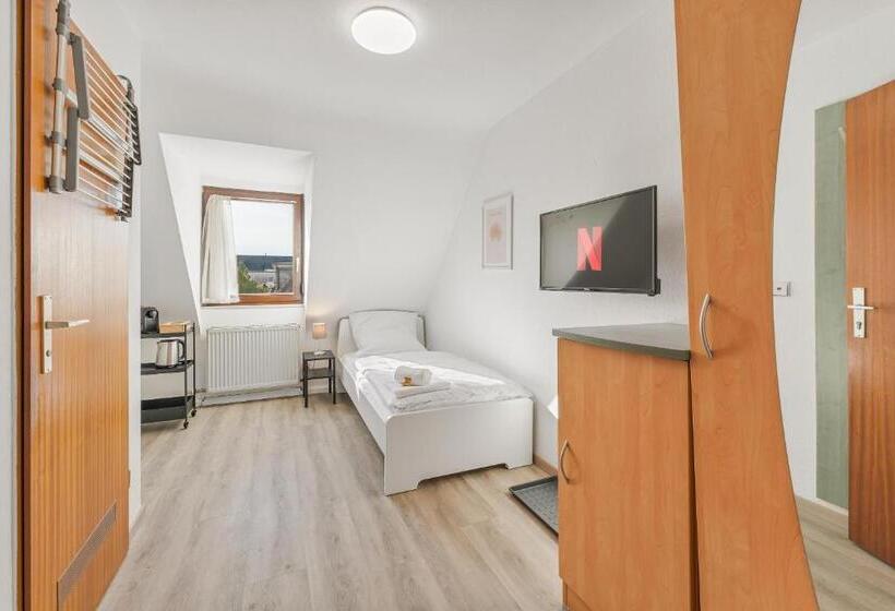 수피리어 싱글 룸, Home2stay Apartmenthaus Heilbronn City Kitchen Parking Highspeed Wifi Washroom