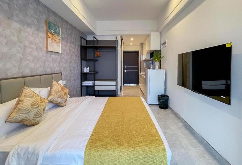 带1个卧室的公寓, Phnom Penh Huan Yu Center Hotel & Residence 金边寰宇中心酒店公寓
