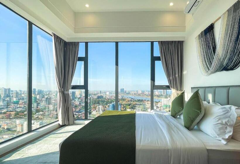 2 Bedroom Apartment, Phnom Penh Huan Yu Center Hotel & Residence 金边寰宇中心酒店公寓