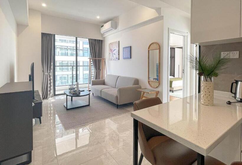 2 Bedroom Apartment, Phnom Penh Huan Yu Center Hotel & Residence 金边寰宇中心酒店公寓