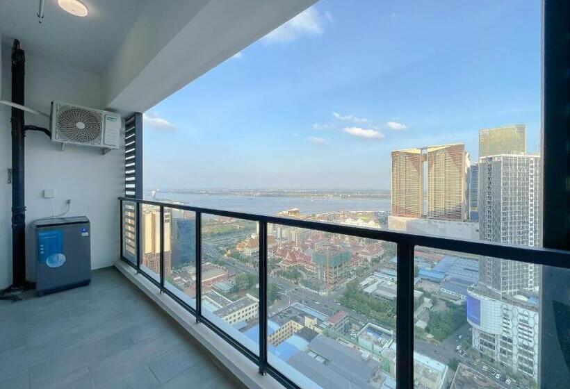 1 Bedroom Apartment, Phnom Penh Huan Yu Center Hotel & Residence 金边寰宇中心酒店公寓
