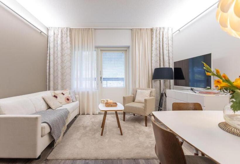 Апартаменты 1 Спальня с Видом, Vuokatti Booking Suites