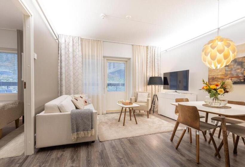 Апартаменты 1 Спальня с Видом, Vuokatti Booking Suites