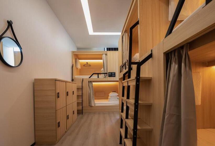 Кровать в Общей Комнате, Hangzhou Desti Youth Park Hostel West Lake