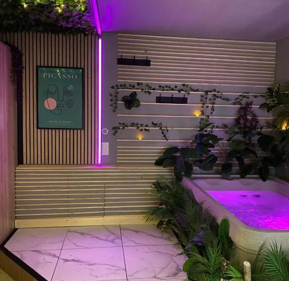 Апартаменты Deluxe 1 Спальня, L Appart Hôtel 23ème Avenue   Spa Privatif   Love Room   Appartements à Thèmes