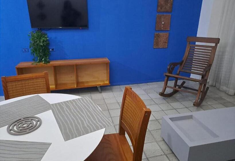 침실 1개 발코니 아파트, Golden Beach Flat Recife