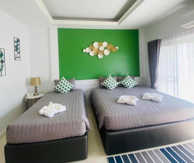 Трехместный Номер Deluxe, พาราไดซ์รีสอร์ต สังขละบุรี Paradise Resort At Sangkhlaburi