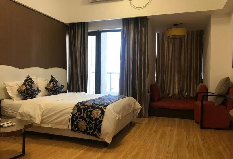 Habitación Deluxe con Balcón, Yunying International Aparthotel   Free Shuttle Bus To Canton Fair Complex During Canton Fair Period
