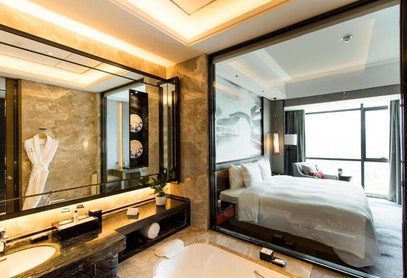 غرفة ديلوكس مطلة على النهر, Wanda Realm Yiwu
