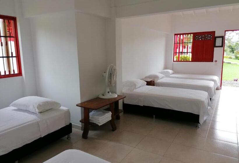 Quarto Familiar, Finca Hotel Santana Campestre Quindio