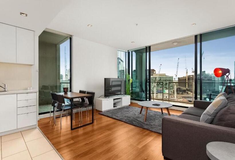 Апартаменты 1 Спальня Вид на Город, Waterfront Melbourne Apartments