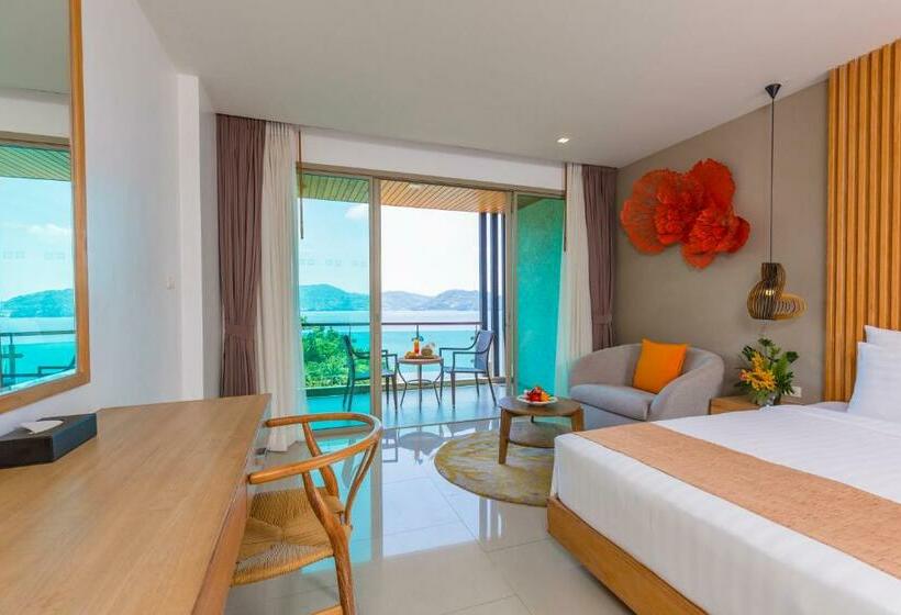 스탠다드 룸 킹사이즈 침대, Wyndham Grand Phuket Kalim Bay