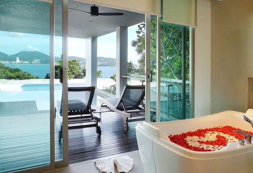 1침실 빌라 바다전망, Wyndham Grand Phuket Kalim Bay