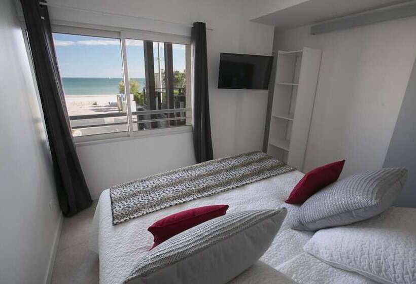 オーシャンビューのテラス付１ベッドルームアパート, Le Grand Large Bord De Mer Hotel & Appartements