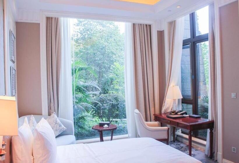 חדר דלוקס נוף לגינה, Carp Islet Resort Fuzhou