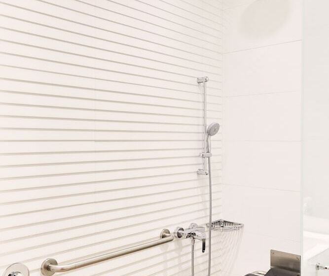 带2个双人床的标准工作室, Ac Hotel By Marriott Santiago Costanera Center