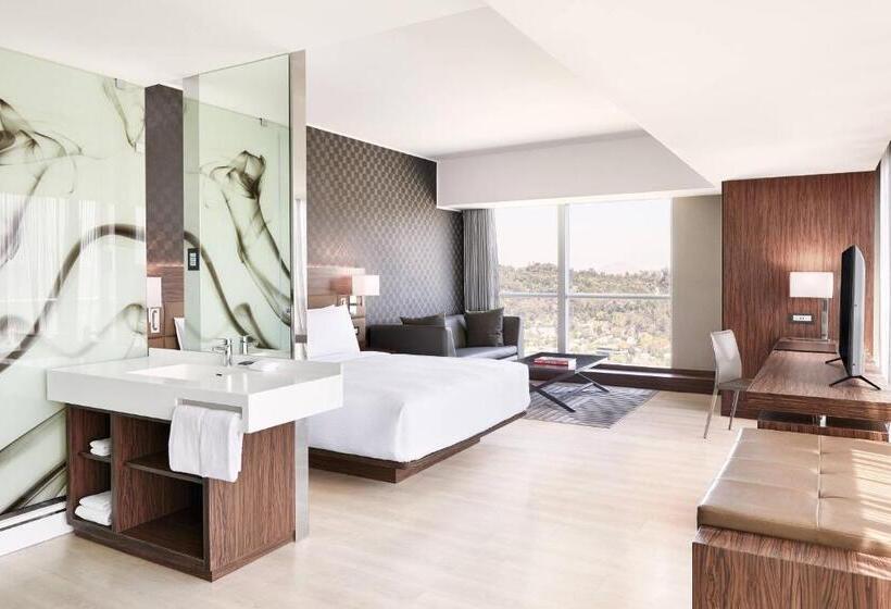 带大床的标准间, Ac Hotel By Marriott Santiago Costanera Center