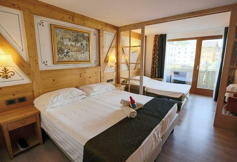 Трехместный Номер Базовый, Piz Galin Grand Hotel Family & Wellness