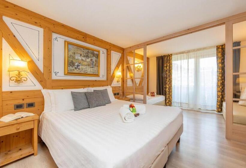 Трехместный Номер Базовый, Piz Galin Grand Hotel Family & Wellness