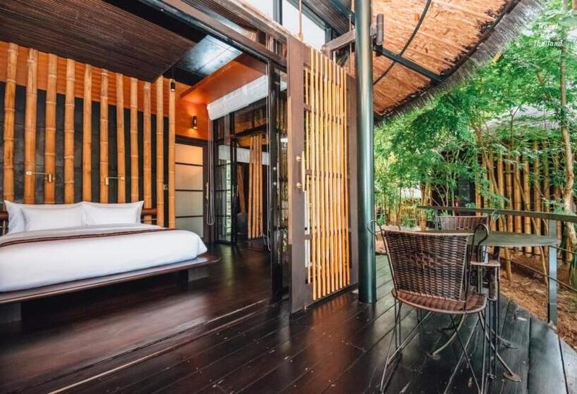 Вилла 1 Спальня Вид на Сад, The Sense Resort Kanchanaburi