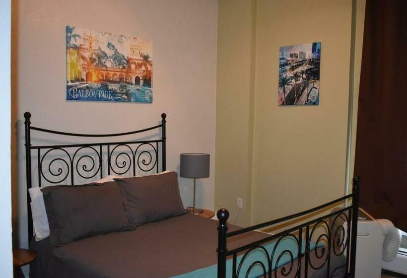 חדר סטנדרט חדר אמבטיה משותף, Hi San Diego Downtown Hostel