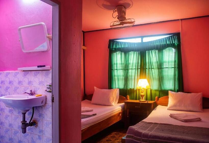 이코노미 룸, Xaymountry Don Khon City Center Residence And Guesthouse