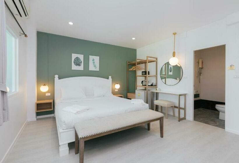 Deluxe-huone, Baan Sutra Guesthouse