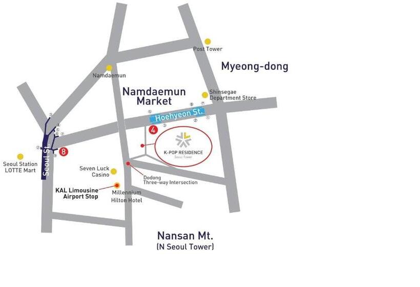 Номер Economy, K Pop Hotel Seoul Tower