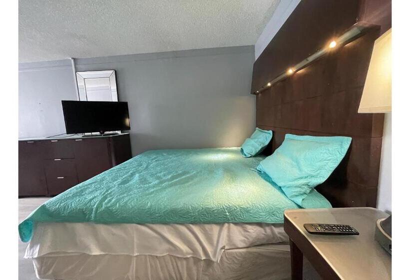 스탠다드 룸 킹사이즈 침대, Lamplighter Inn By Oyo Charlotte Airport Area