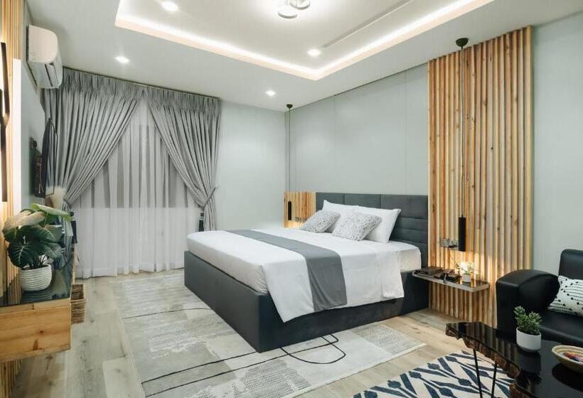 اتاق لوکس با تخت بزرگ, Kashco Apartments Wuse 2 Abuja