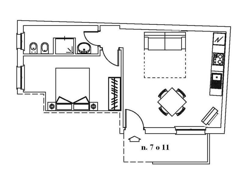 Apartamento 1 Dormitório, Alice Appartamenti