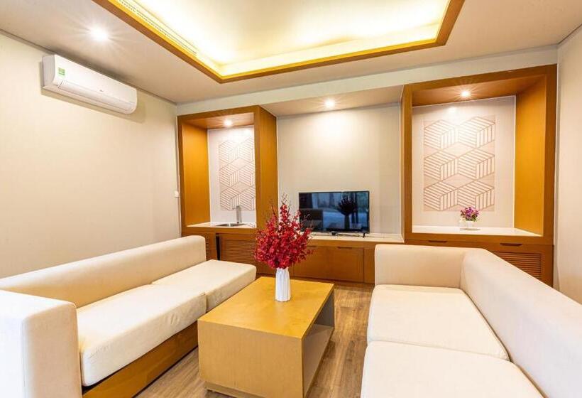 آپارتمان 1 خوابه با چشم‌انداز باغ, The Victoria Resort Sam Son