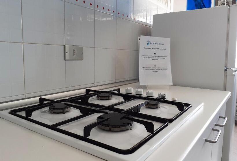 Апартаменты 1 Спальня Вид на Море, Residence Le 4 Stagioni