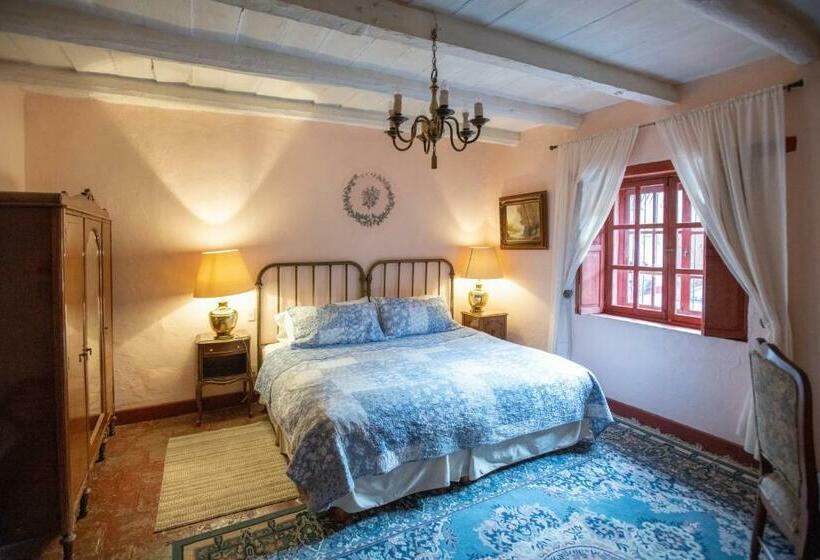 キングサイズベッドのデラックスルーム, La Casa Azul Huasca & Restaurante La Terraza