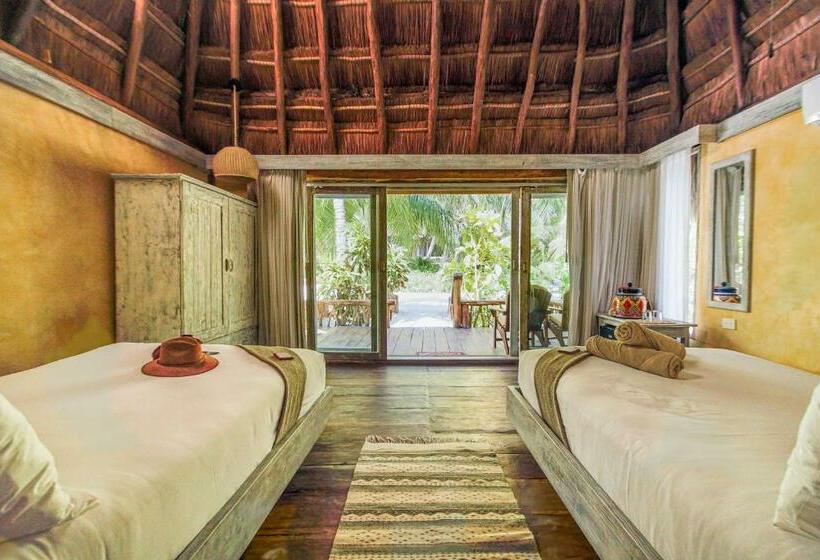 标准房带园景, Villa Pescadores Tulum