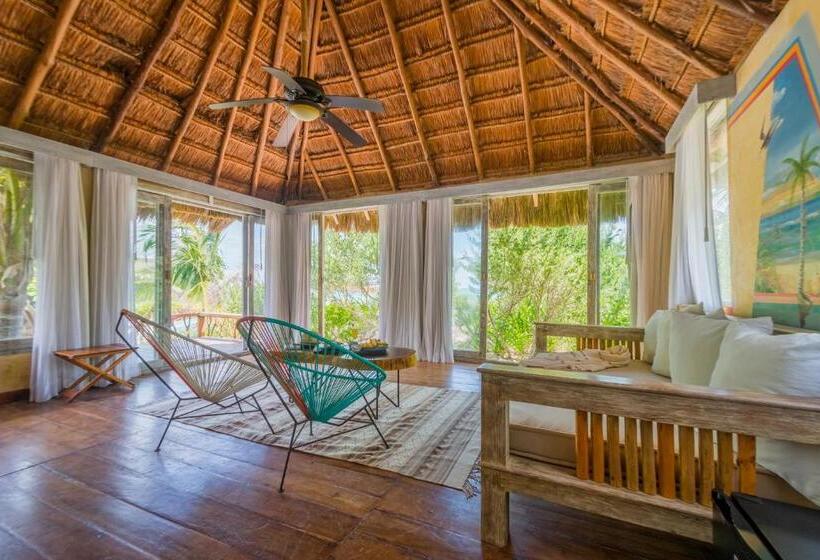 キングサイズベッドのスイートルーム, Villa Pescadores Tulum
