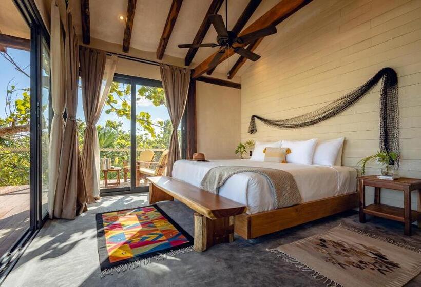 バルコニー付きデラックスルーム, Villa Pescadores Tulum