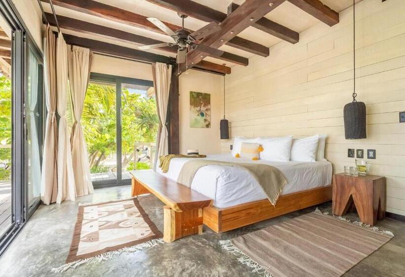带大床的豪华间, Villa Pescadores Tulum