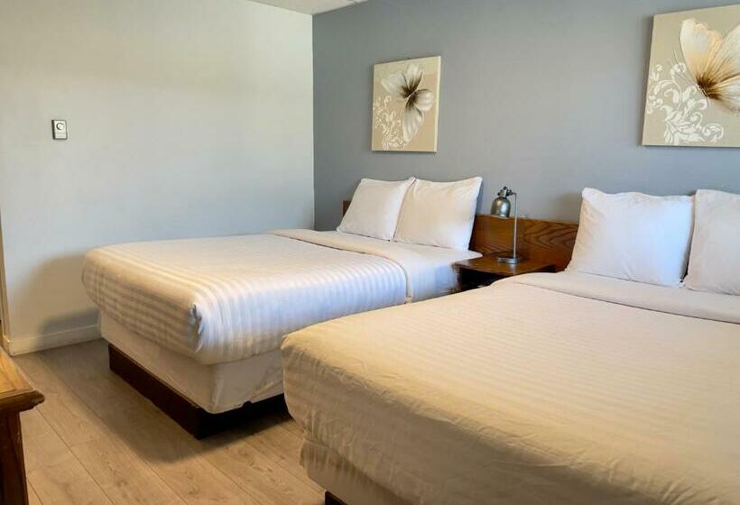 스탠다드 룸 더블 침대 2개, Departure Bay Motel