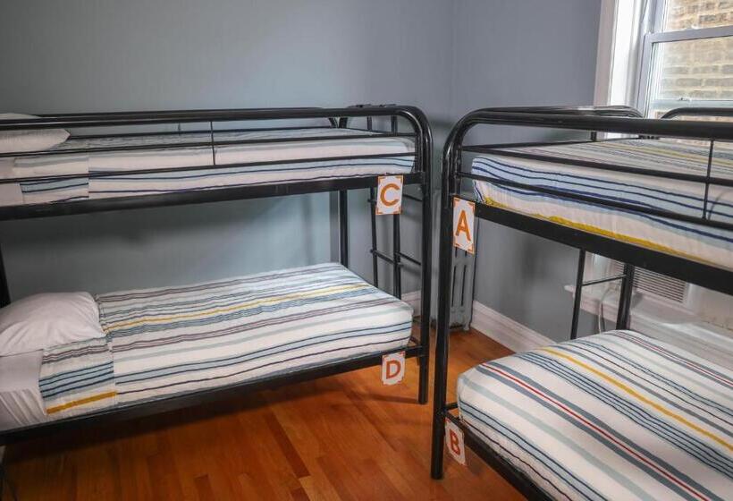 Cama em Quarto Compartilhado, Wrigley Hostel   Chicago