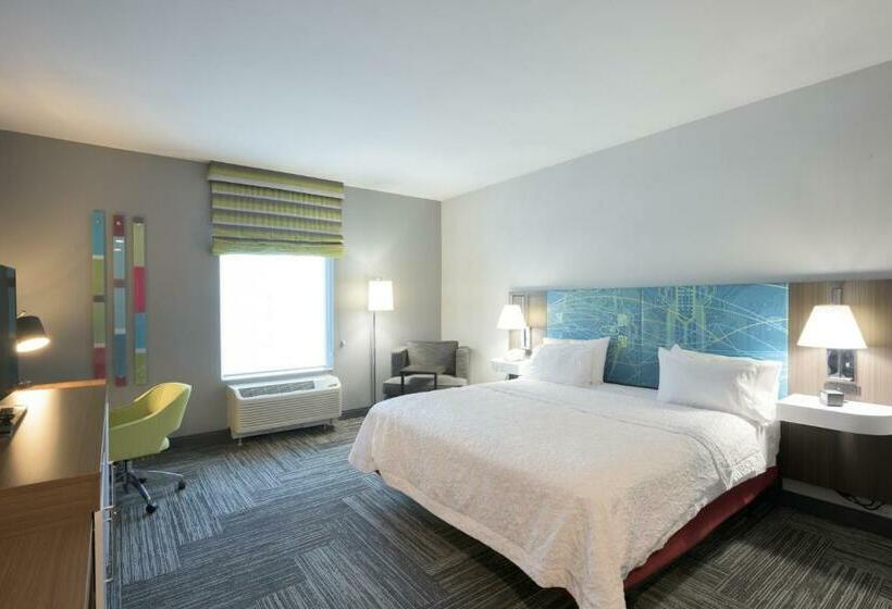 身障者適用キングサイズベッドルーム, Hampton Inn Buffalohamburg
