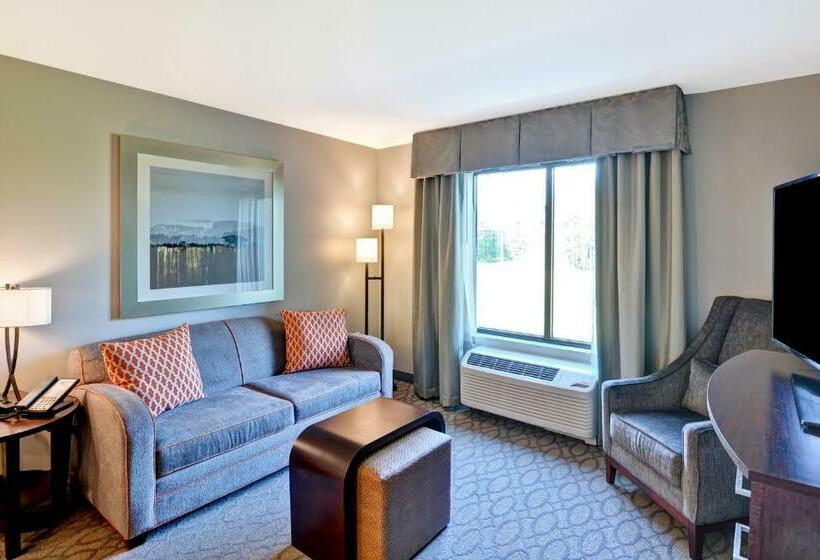 带大床的套房, Homewood Suites By Hilton New Hartford Utica