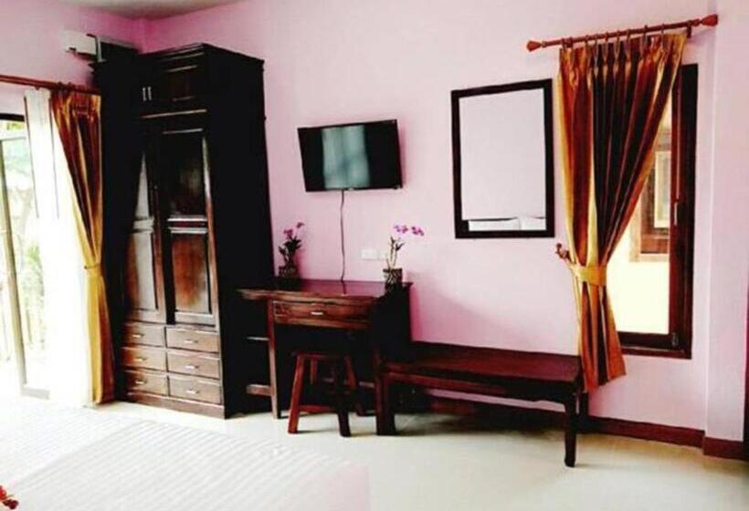 带泳池观景的豪华房, Lanta Cottage   Sha Plus
