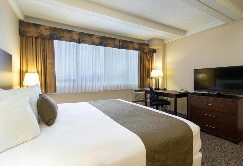 מיטת קינג בסוויטה, Bcm Inns Fort Mcmurray  Downtown