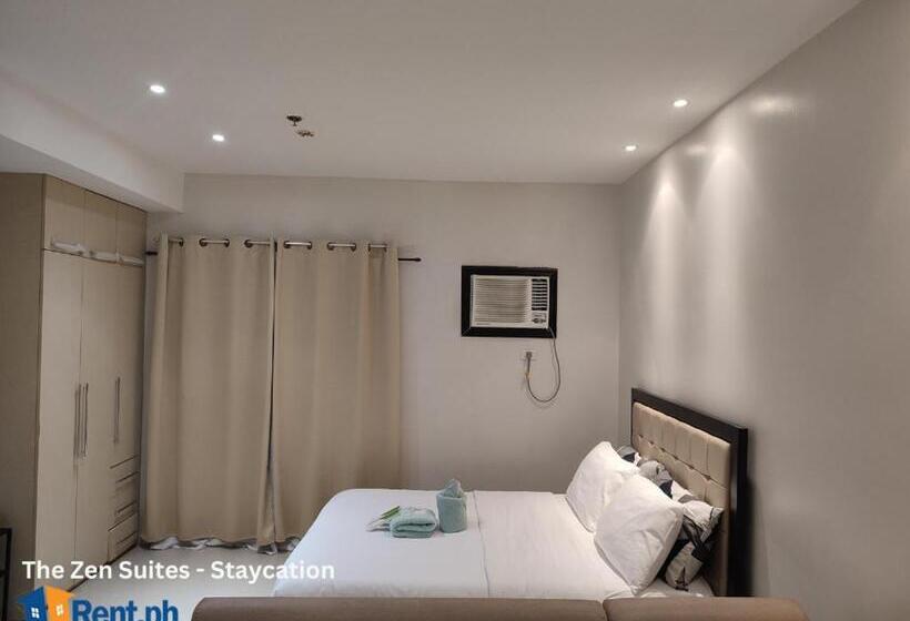 Студия Deluxe, Zen Suites W Free Pool Near Sm City Davao
