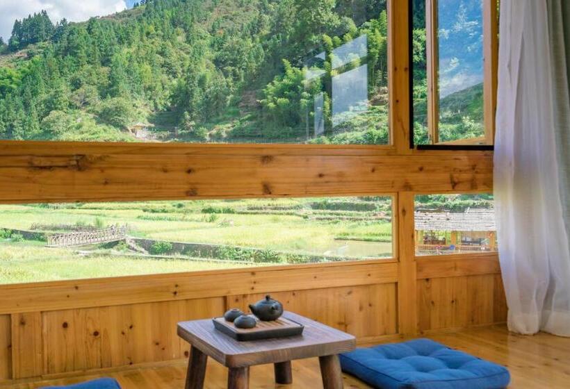 اتاق استاندارد با تخت بزرگ, 肇兴溪舍山堂 Creekside Inn