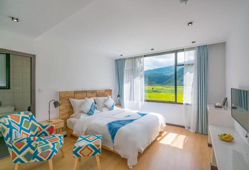 اتاق استاندارد با چشم‌انداز کوهستان, 肇兴溪舍山堂 Creekside Inn