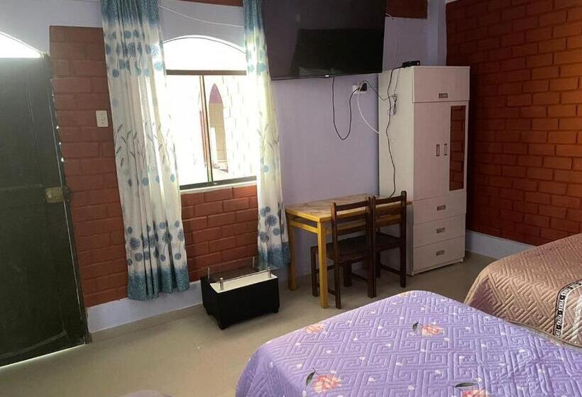 شقة غرفة واحدة مطلة على حمام السباحة, Hostal Sol De Chosica