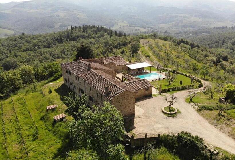 Стандартный Номер Кровать Кинг, La Rimbecca Greve In Chianti Country Apartments & Rooms
